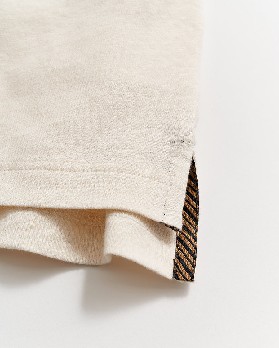 Polo Knit in White