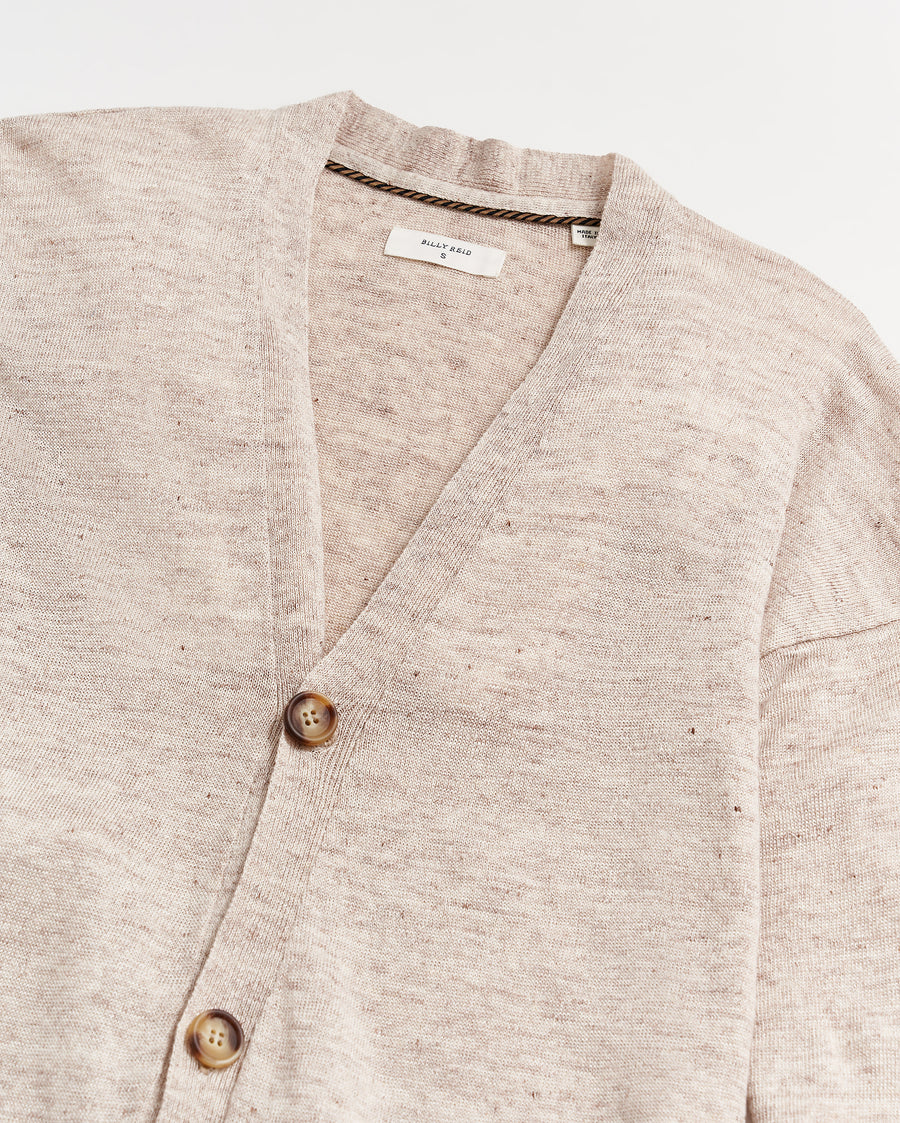 Fine Gauge Duster Cardigan in Oatmeal