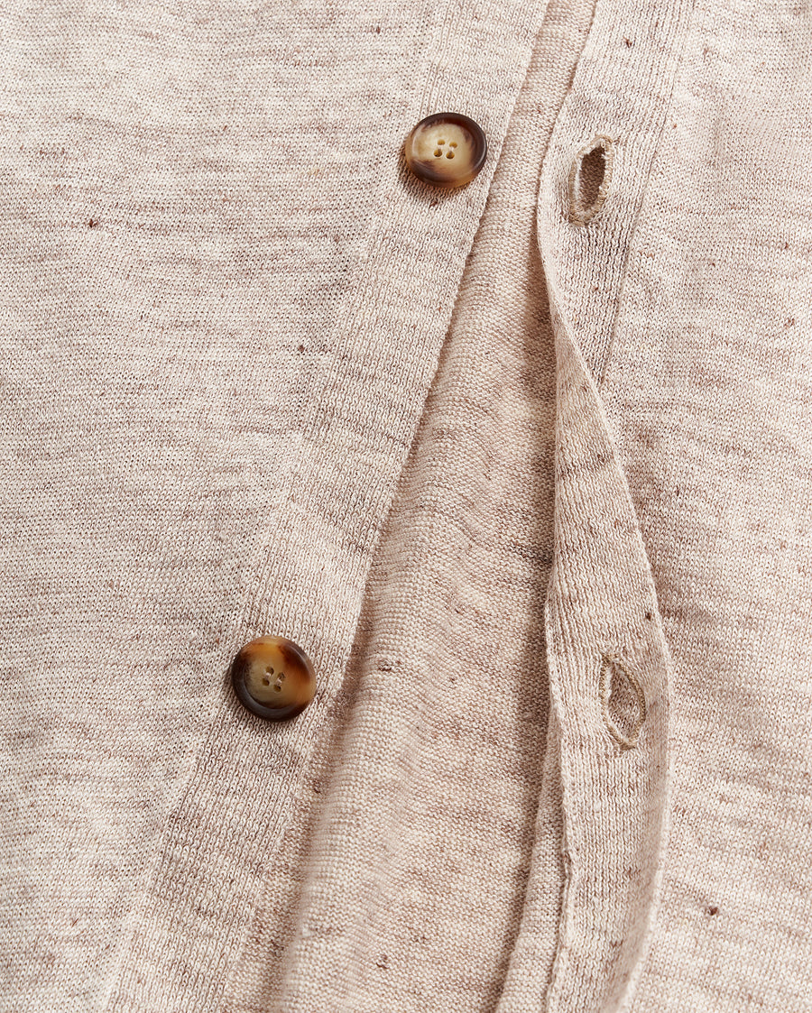 Fine Gauge Duster Cardigan in Oatmeal