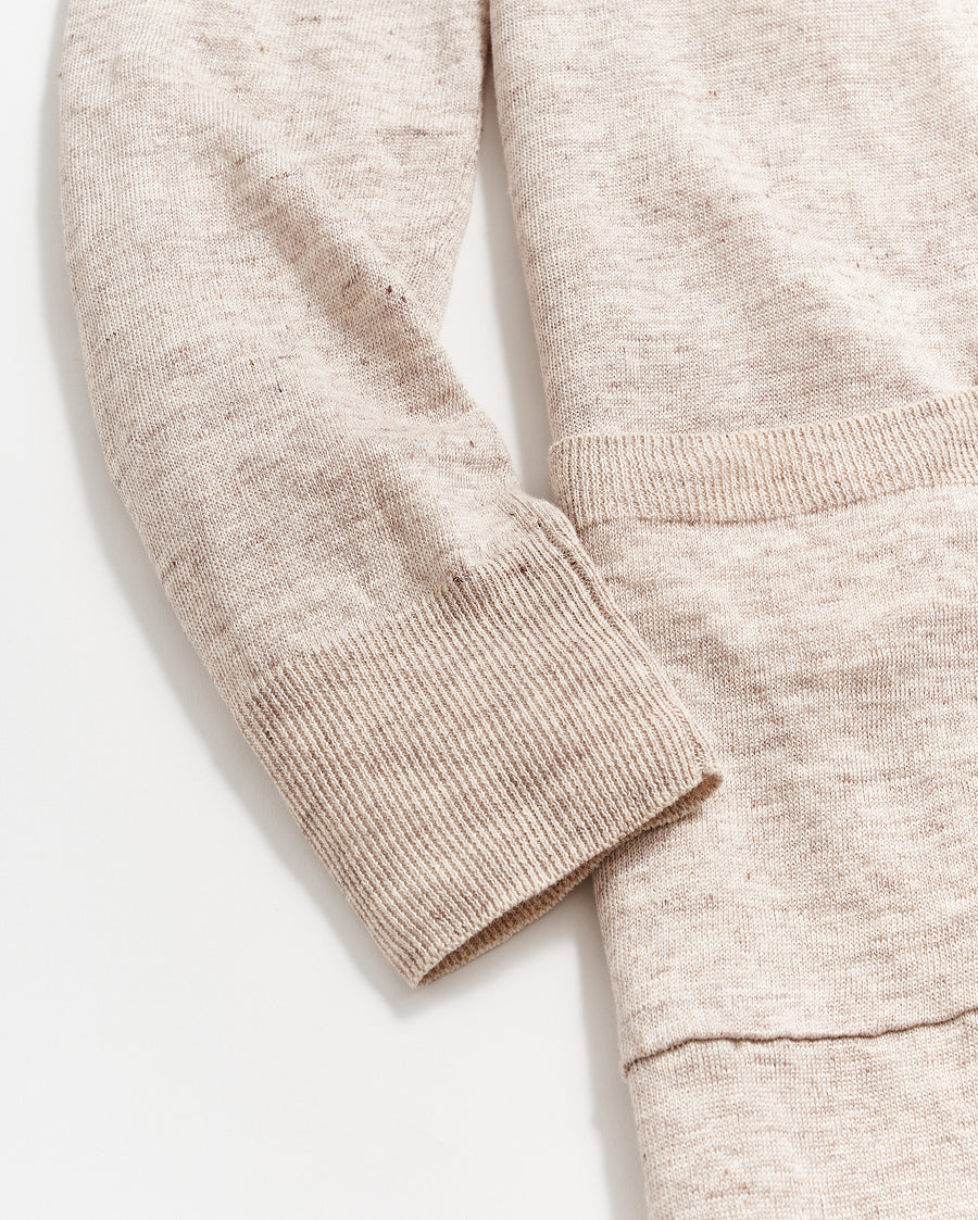 Fine Gauge Duster Cardigan in Oatmeal
