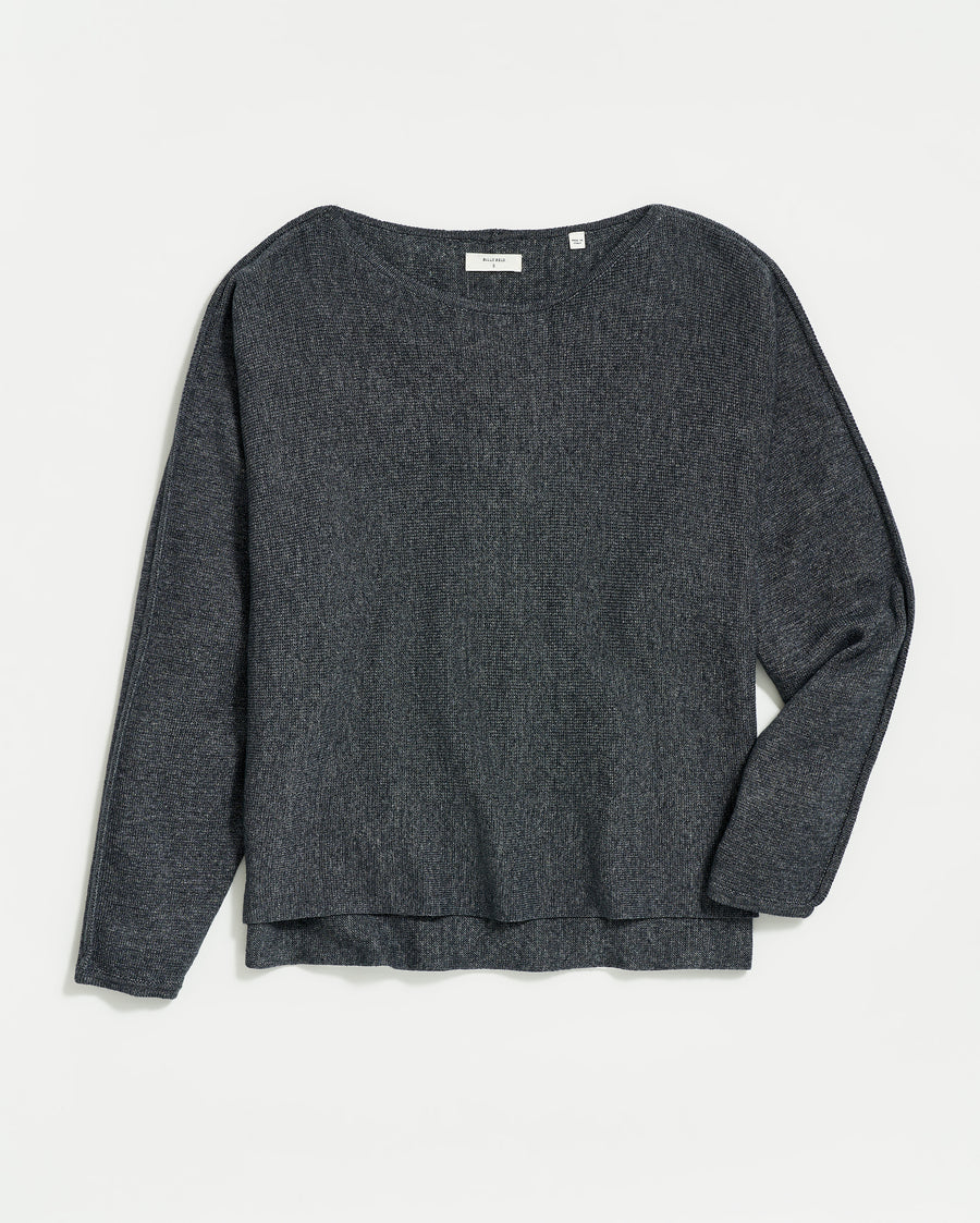 Bound Dolman Sweater in Black