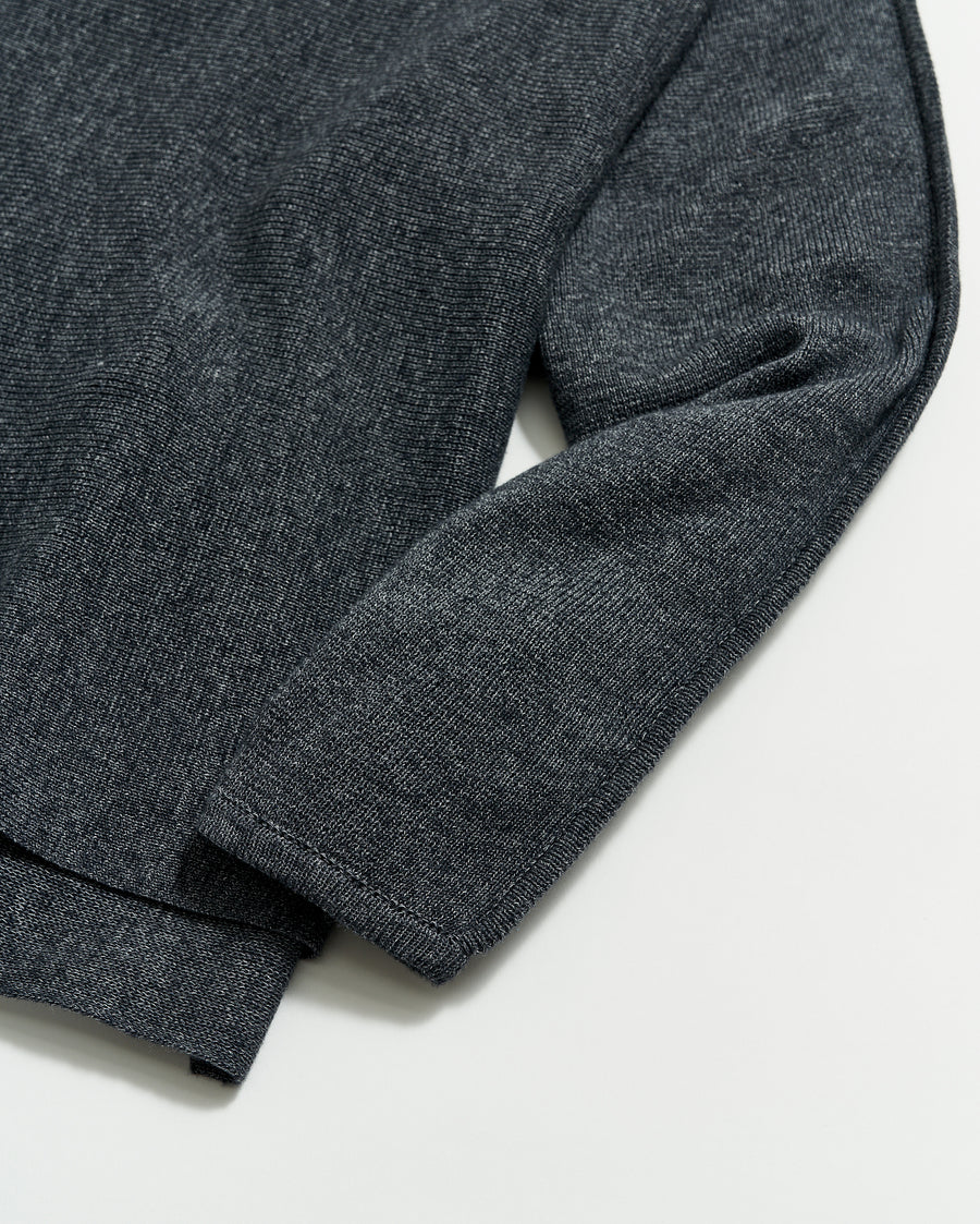 Bound Dolman Sweater in Black