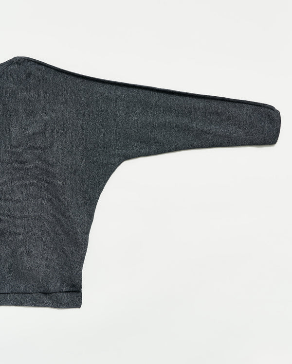Bound Dolman Sweater in Black