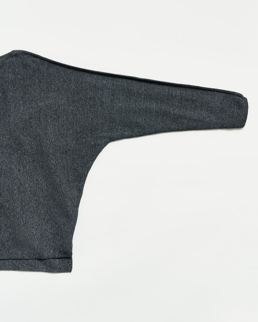 Bound Dolman Sweater in Black