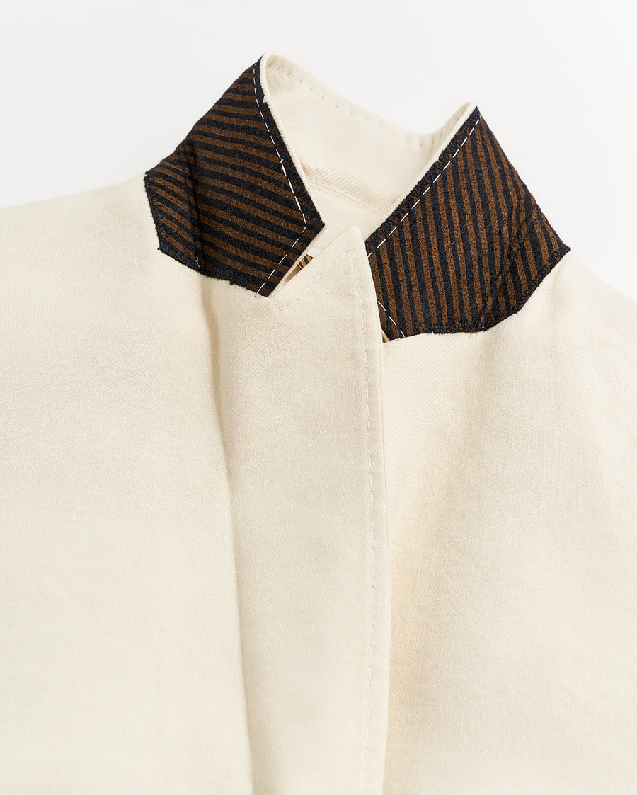 Jeanne Jacket in Tinted White