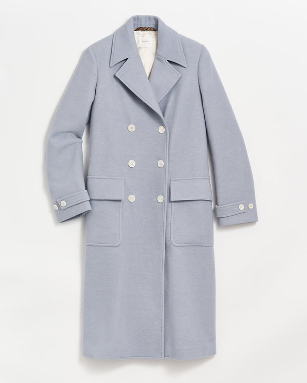Macdougal Coat in Light Blue
