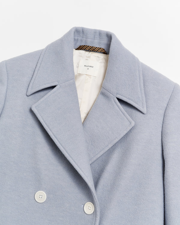 Macdougal Coat in Light Blue
