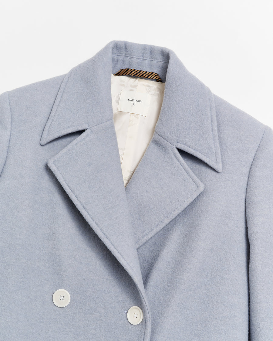 Macdougal Coat in Light Blue