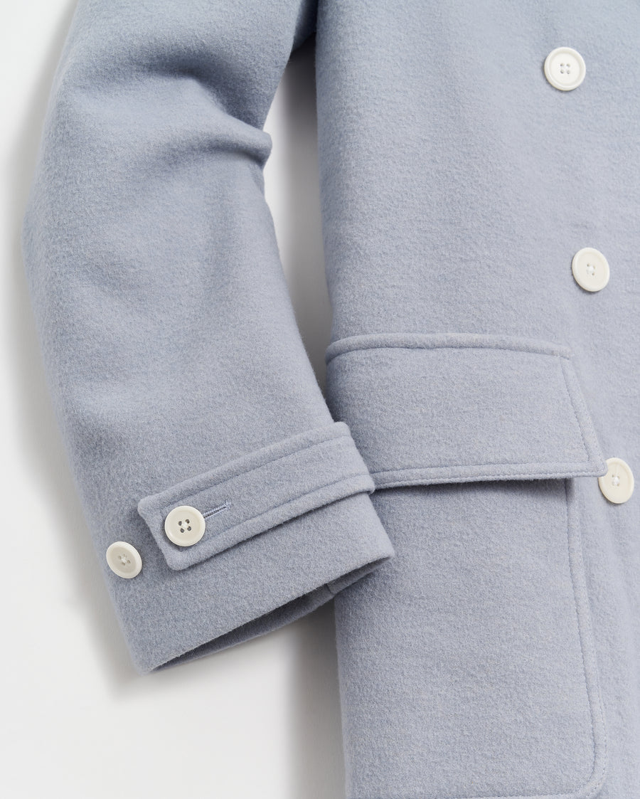 Macdougal Coat in Light Blue