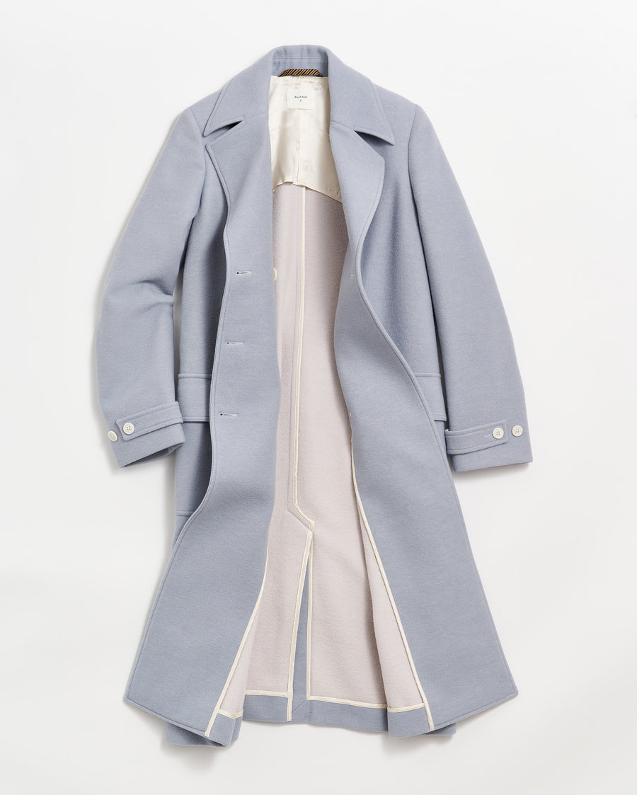 Macdougal Coat in Light Blue