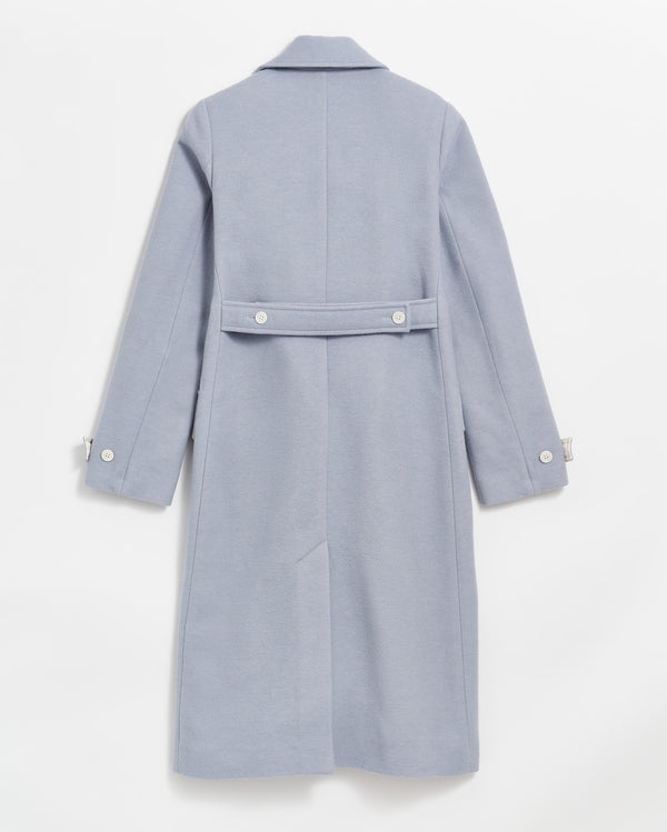 Macdougal Coat in Light Blue