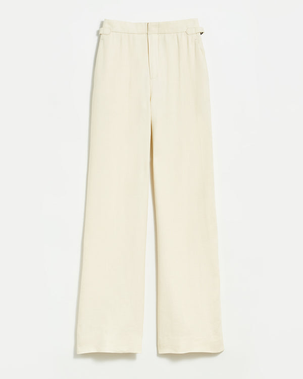 Gable Wide Leg Trouser in Tinted White