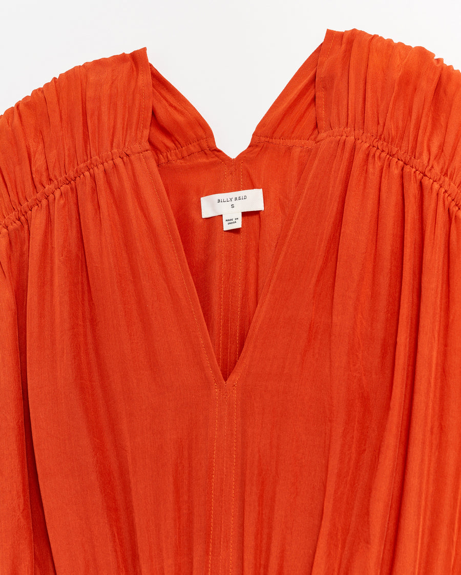 V Neck Maxi Dress in Clay