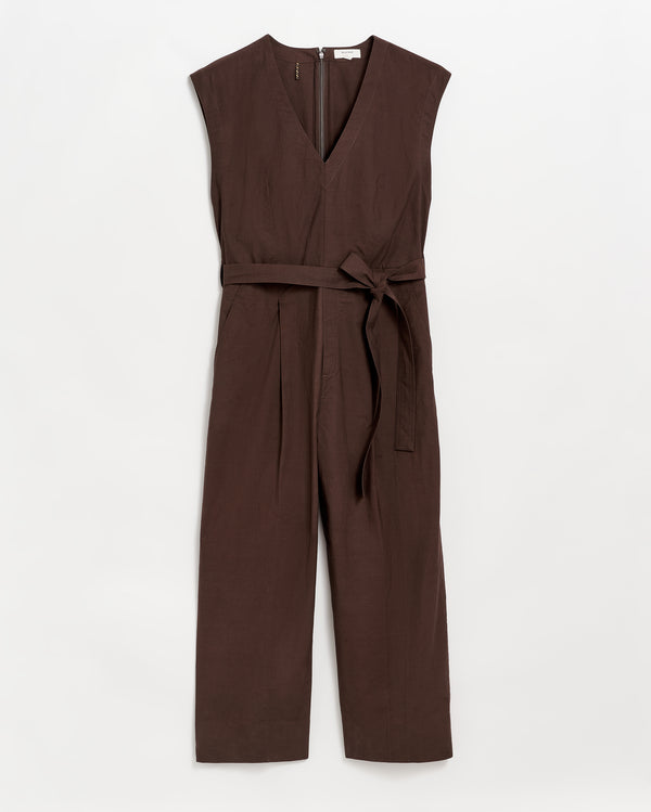 Jumpsuit in Chocolate