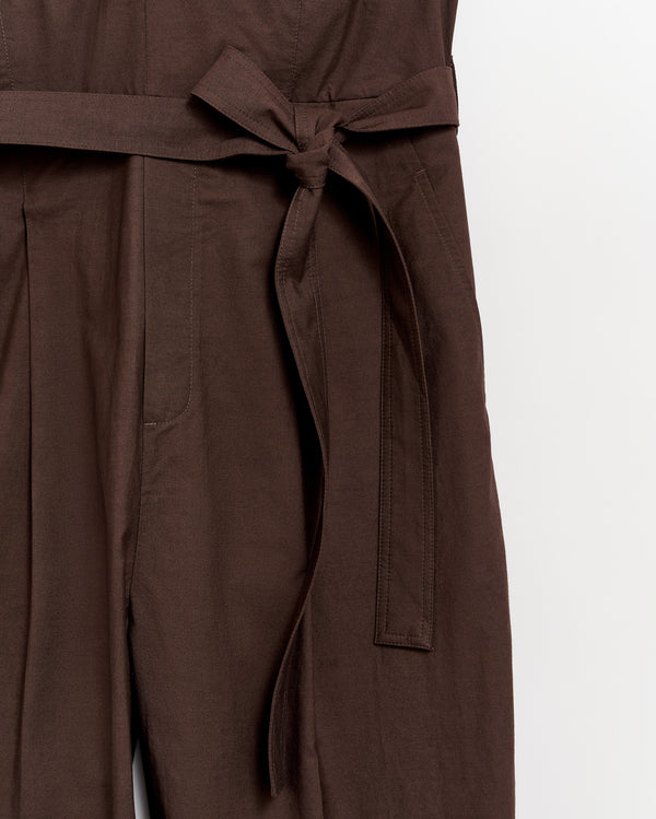 Jumpsuit in Chocolate