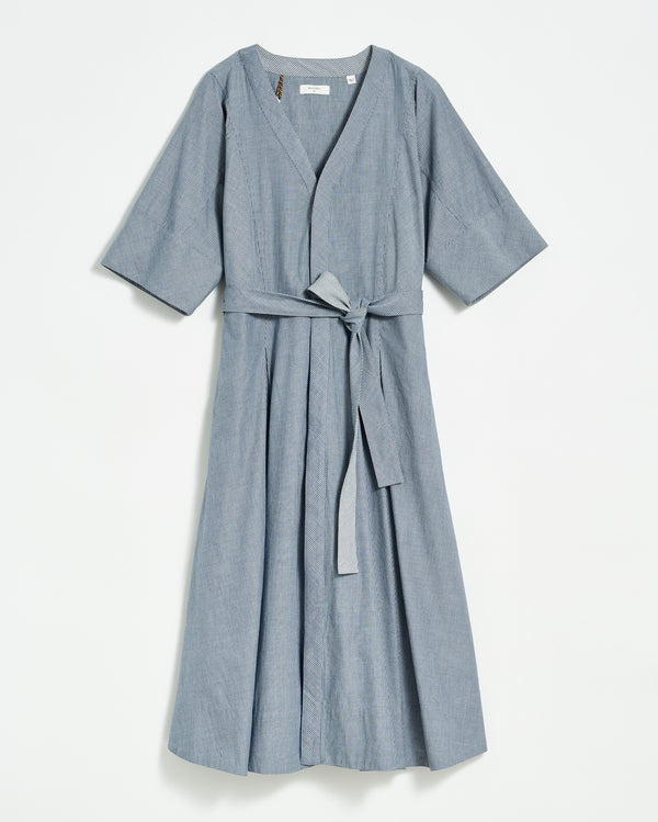 Wrap Dress in Coastal Blue