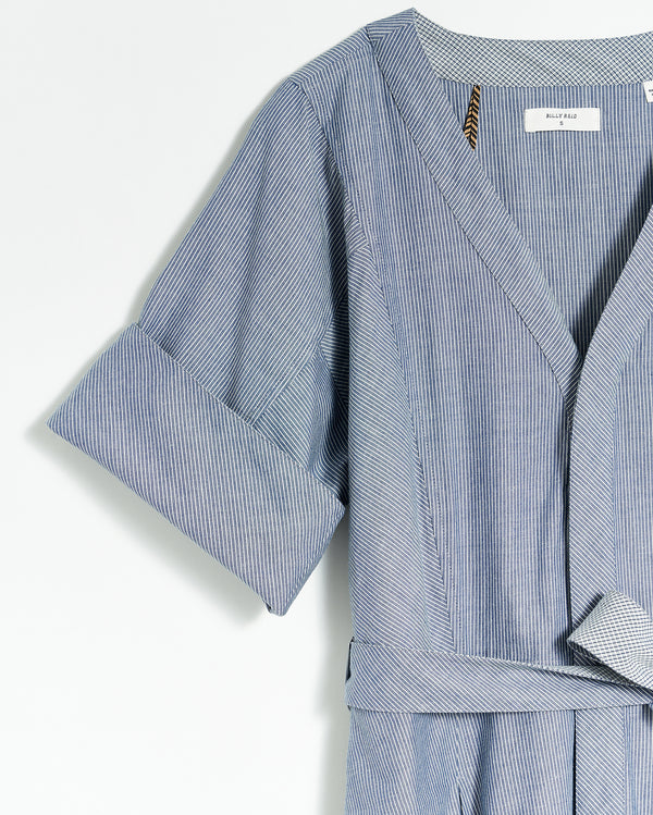 Wrap Dress in Coastal Blue