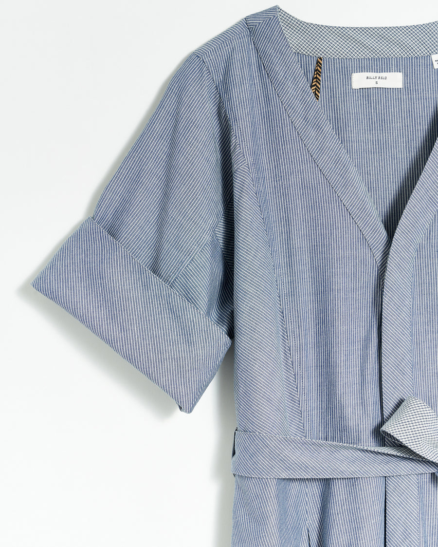 Wrap Dress in Coastal Blue
