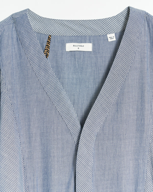 Wrap Dress in Coastal Blue