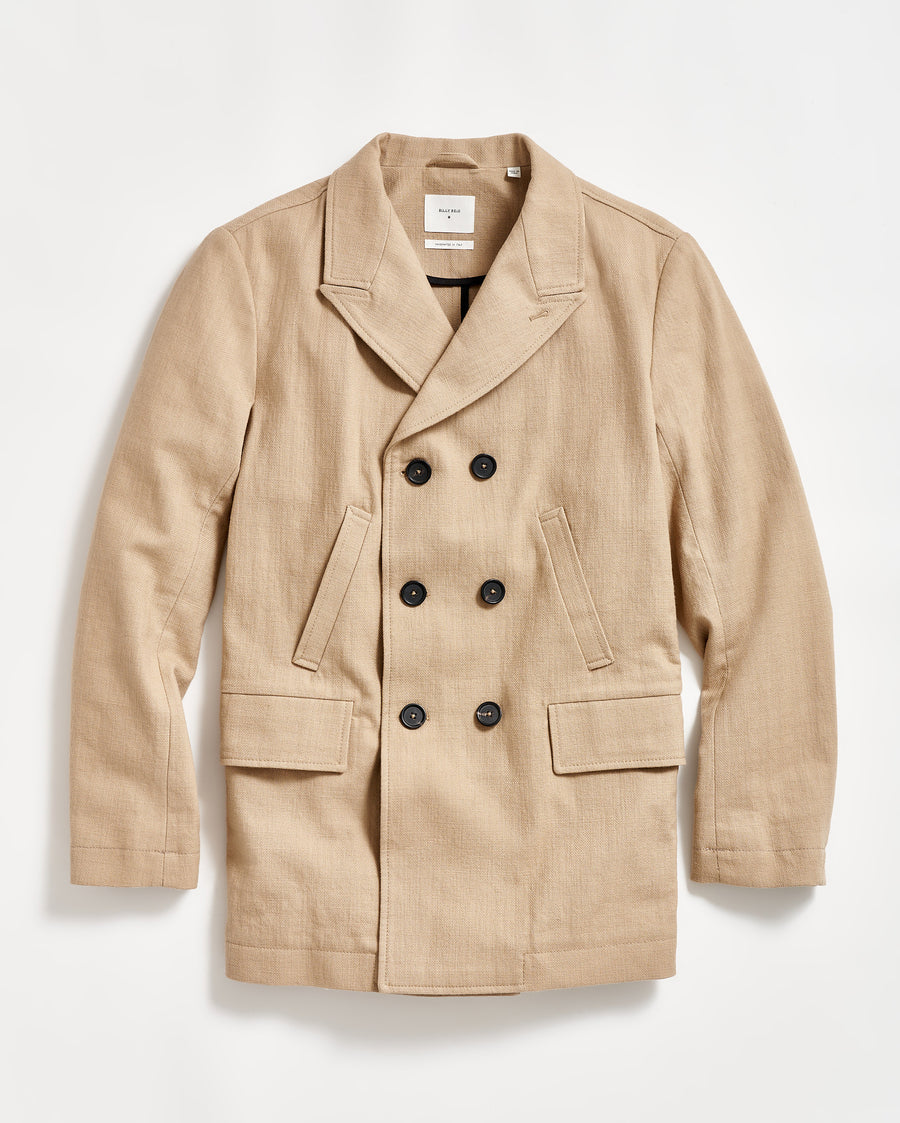 Canvas Bond Peacoat in Sand