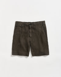 Linen Moore Short in Steel Grey