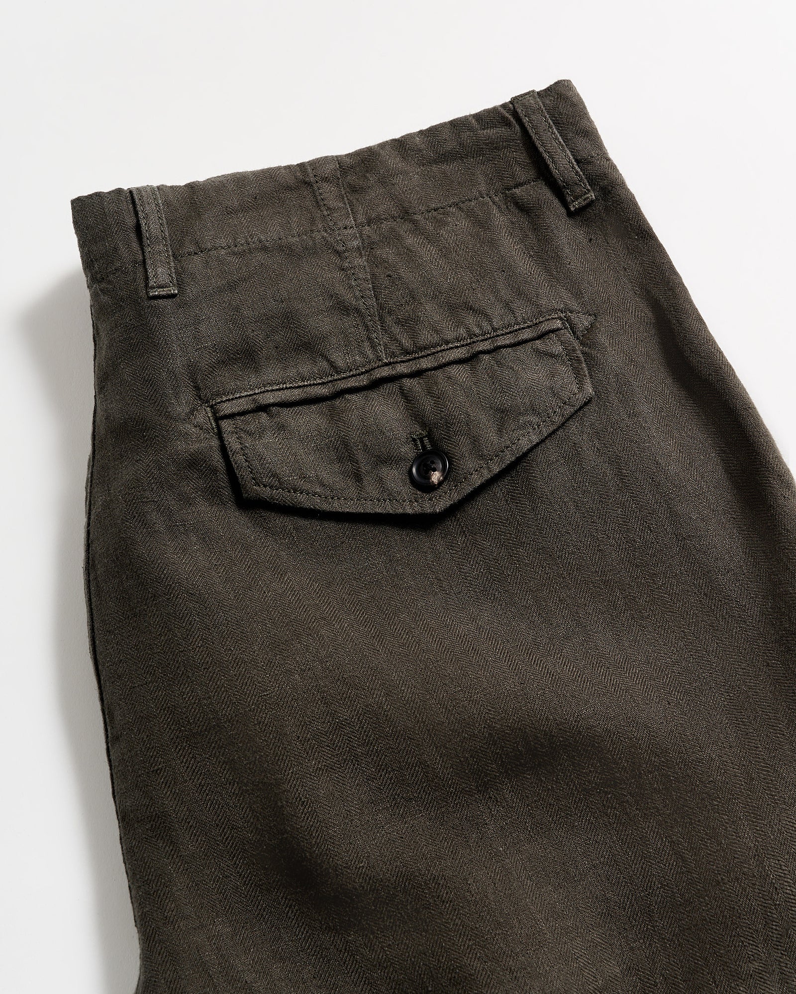 Linen Moore Short in Steel Grey