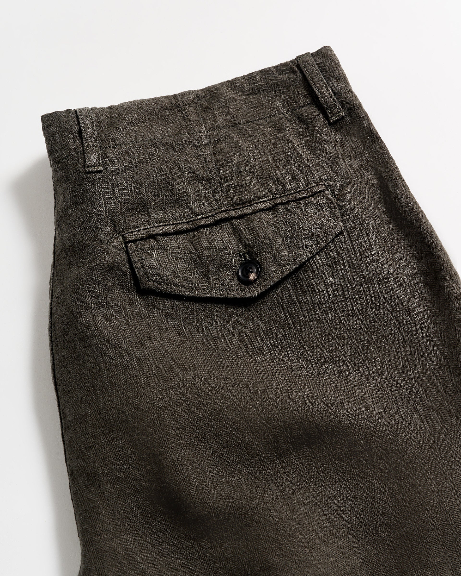 Linen Moore Short in Steel Grey