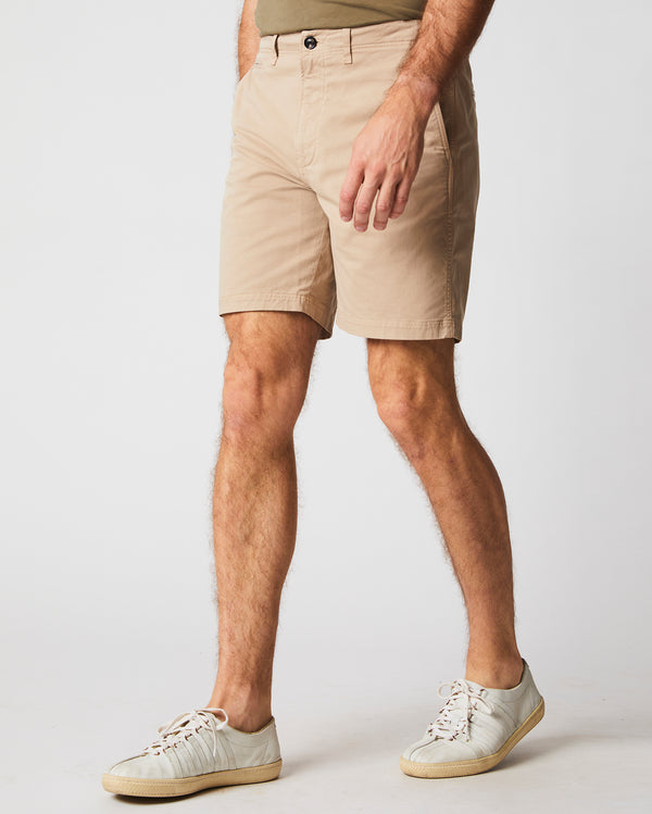 Male model wears the Chino Short in Khaki